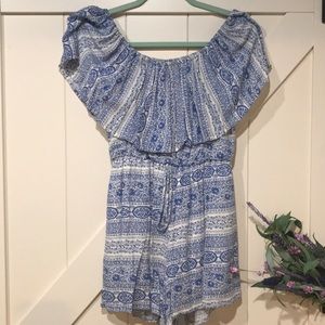 Design Lab Off the Shoulder Romper
